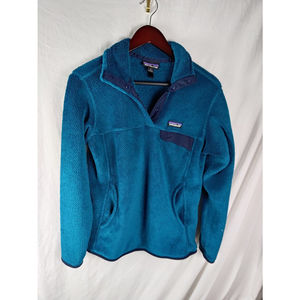 Patagonia Snap T Pullover Teal Medium